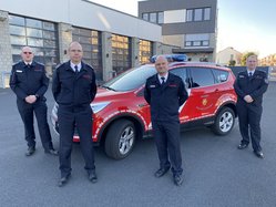 v.l.n.r: Markus Neuburg, Peter Jonas, Alexander Berger, Thomas Smarsly