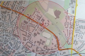 Evakuierungsgebiet Bombenfund 16.07.2019