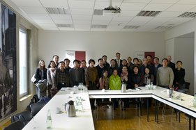 Chinesische Delegation im Kulturhof