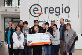 Spendenübergabe e-regio
