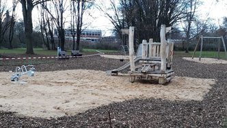 Der neue Spielplatz im Veybachpark