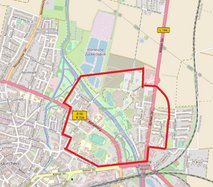 Evakuierungsgebiet Bombenfund Erftauen