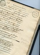 Historische Geburtsurkunde