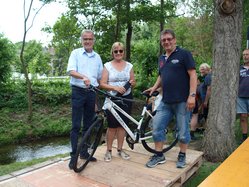 Bürgermeister Dr. Uwe Friedl, Thomas Meyer mit Lebensgefährtin