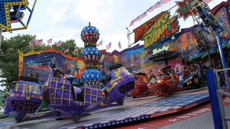 Eine Ansicht der Euskirchener Kirmes.