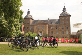 Die Station der Malteser bei Burg Ringsheim.