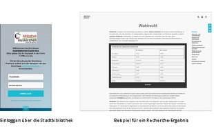 Suche im Brockhaus über die Stadtbibliothek