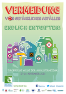 Plakat Vermeidung von gefährlichen Abfällen