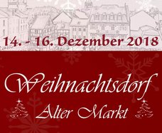 Plakat Weihnachtsdorf