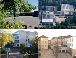 Bilder der vier weiterführenden Schulen