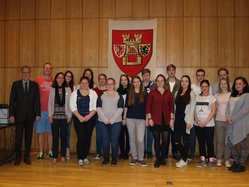 Begrüßungstreffen Jahrgang 2016/17 mit Bürgermeister Dr. Uwe Friedl