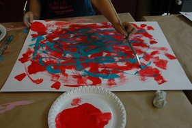 Kunstworkshop mit A. Buhmann