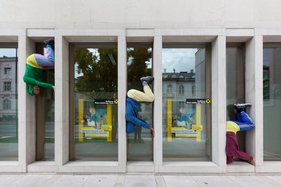 Willi Dorner bodies in urban spaces, Fotografin Lisa Rastl