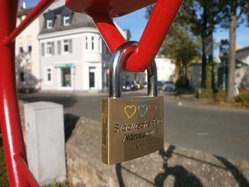 Schlossherz am Kinderspielplatz am Annaturmplatz